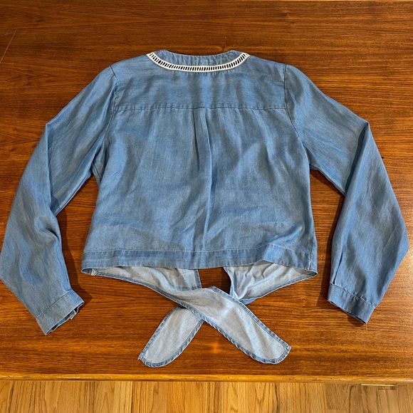 Lovers + Friends Chambray shorts and Button down 2 piece set - Picture 3 of 6